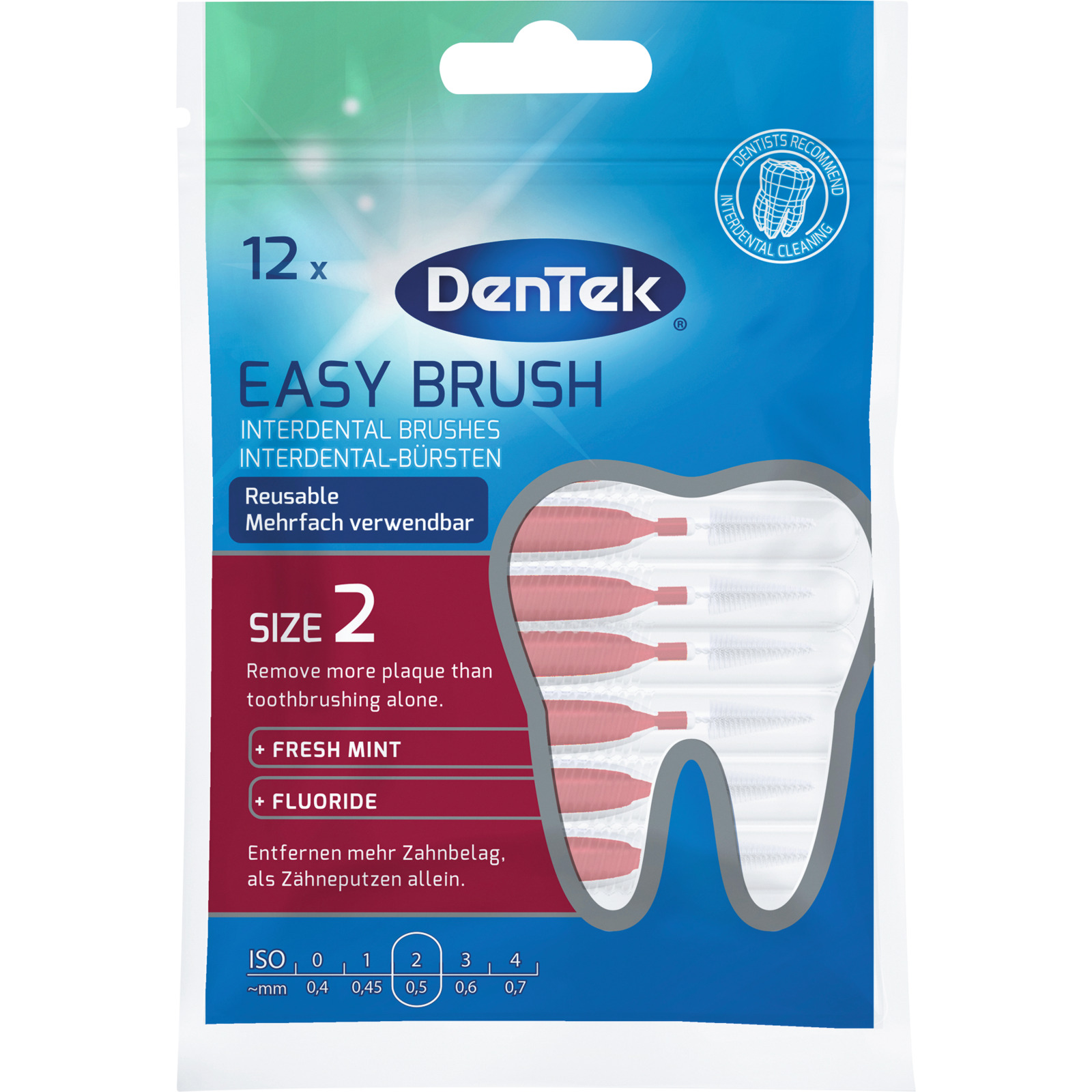 DenTek Easy Brush Interdental-Bürste ISO 2