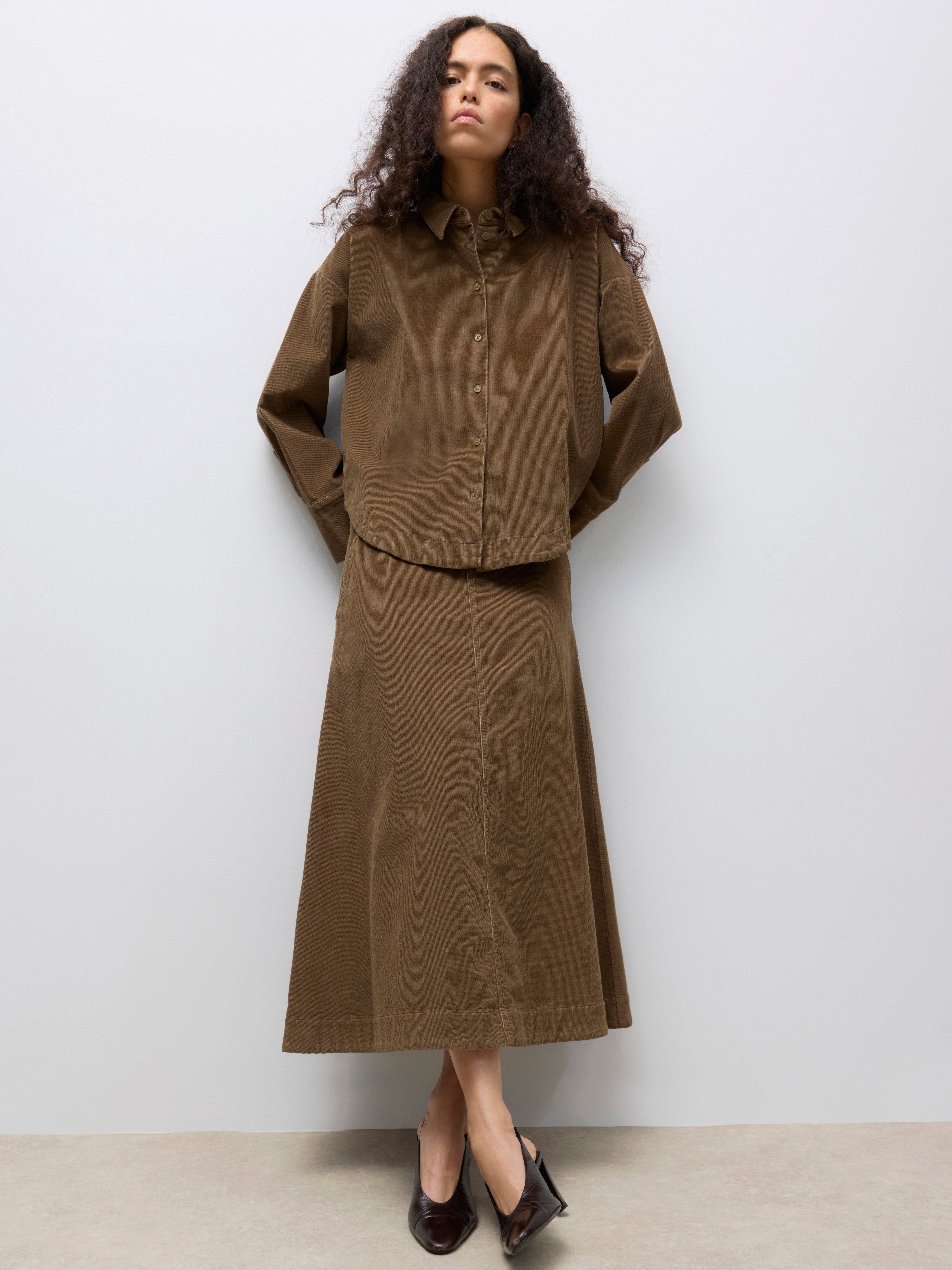 AWTALA High waist Lange rok