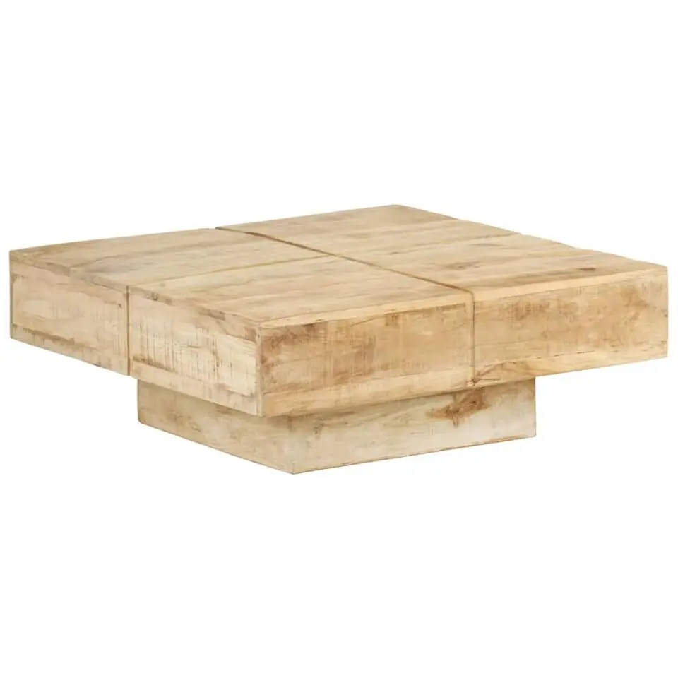 vidaXL - Salontafel - Bruin - Hout - 80 x 80 x 28 cm