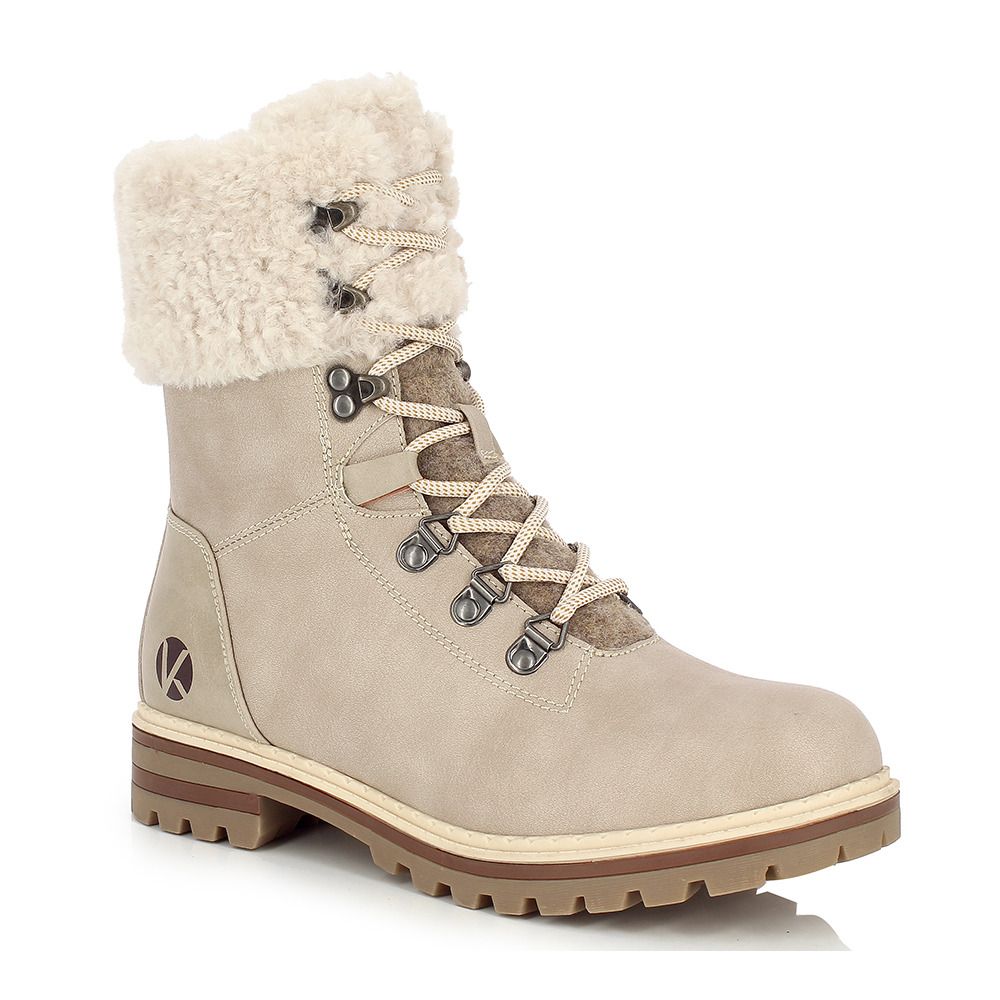 Kimberfeel PIXIE - Après-ski Femme beige clair