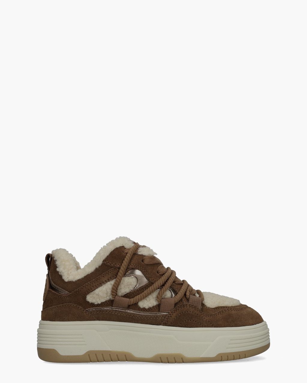 Steve Madden Boomer-F Donkerbruin Damessneakers