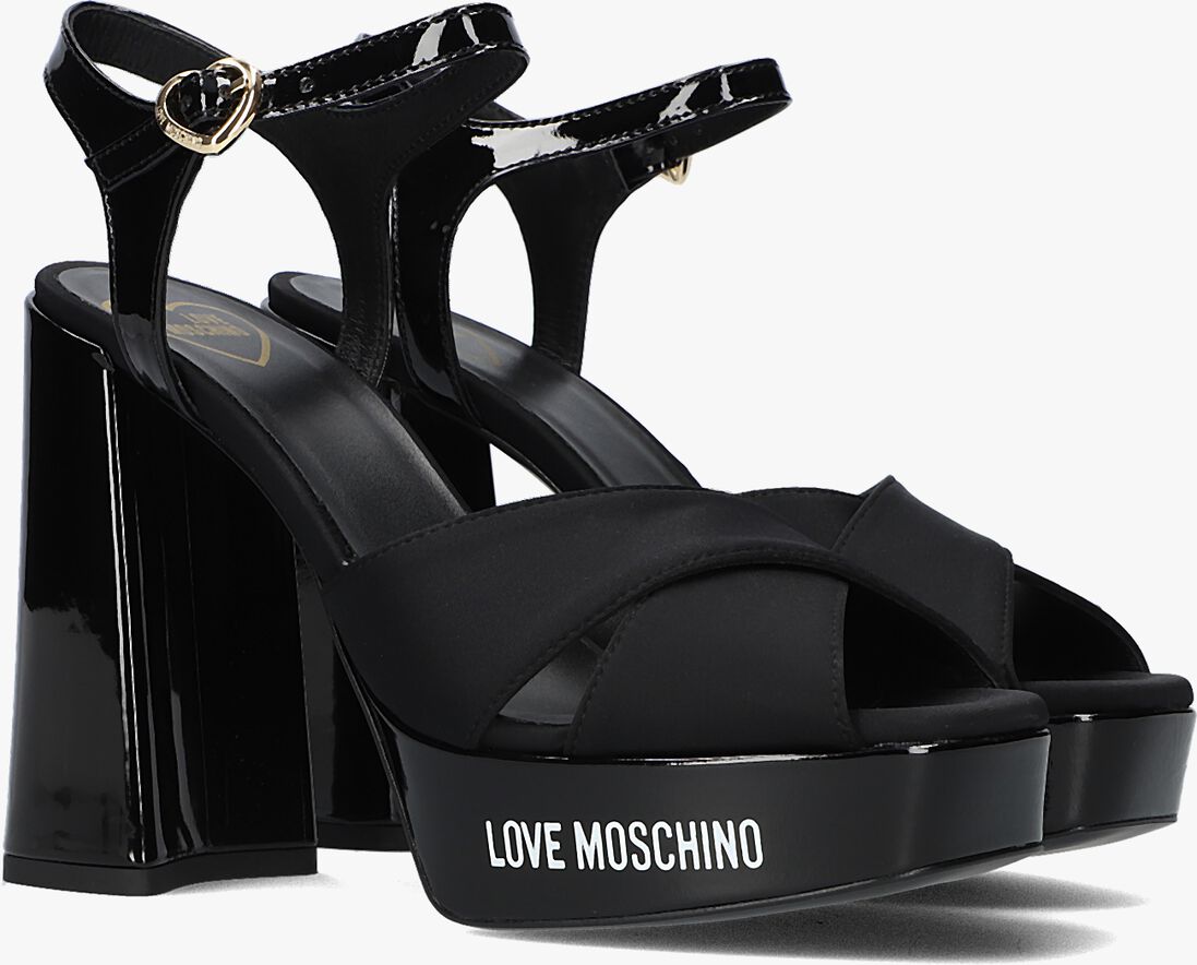 LOVE MOSCHINO zwarte love moschino sandalen ja1605