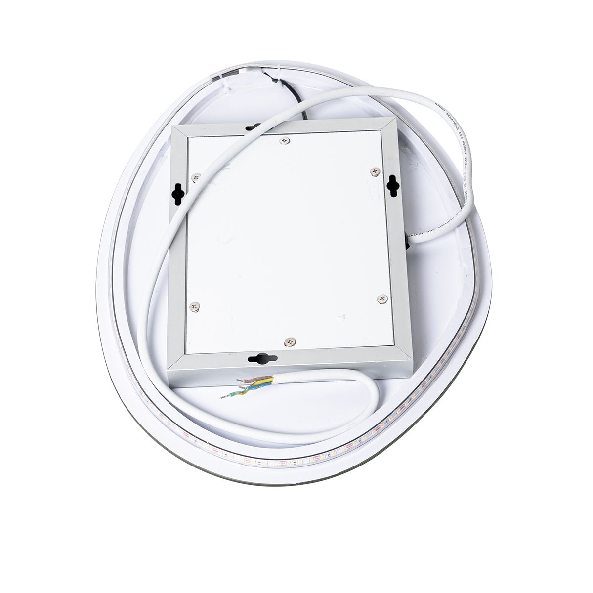 Design badkamerspiegel 40 cm incl. LED IP44 - Biba