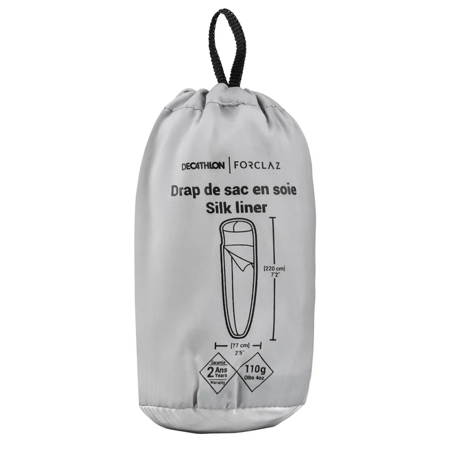 Decathlon Forclaz - Capa de Saco de Dormir de Seda Forclaz