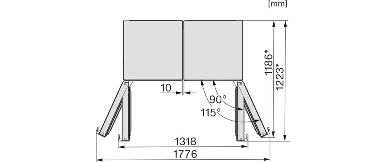Kühlschrank KS 4783 DD Rechts<br>Freistehender Kühlschrank