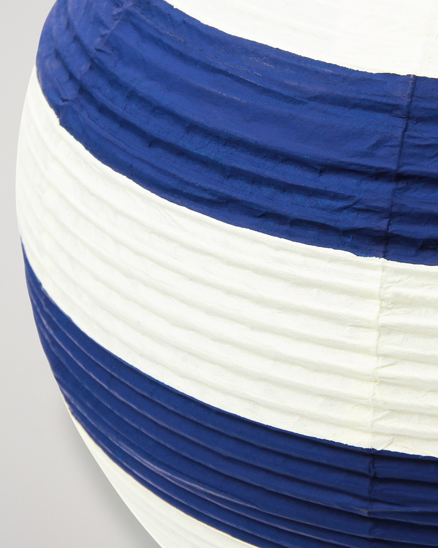 Beams Japan Striped Paper Lantern Indigo