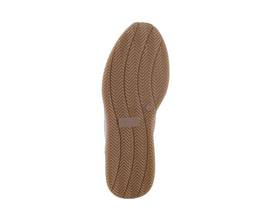 Sneakers homme velours Beige et Taupe - NIRRANDA