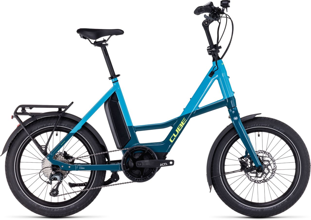 Cube Compact Sport Hybrid 500 blue´n´lime kaufen | Bike-Discount