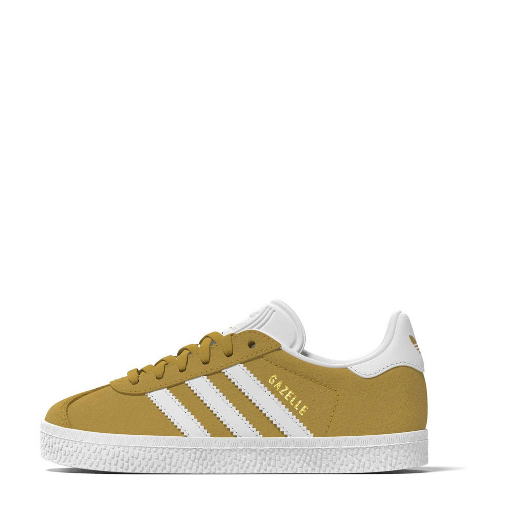 adidas Gazellesuède sneakers oker/wit
