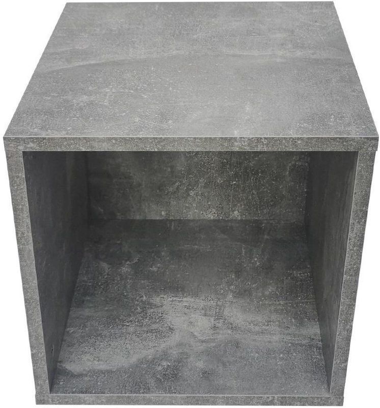 LP Vinyl Opbergkast - Platenkast - Grijs Beton Look - Multifunctioneel Opbergsysteem