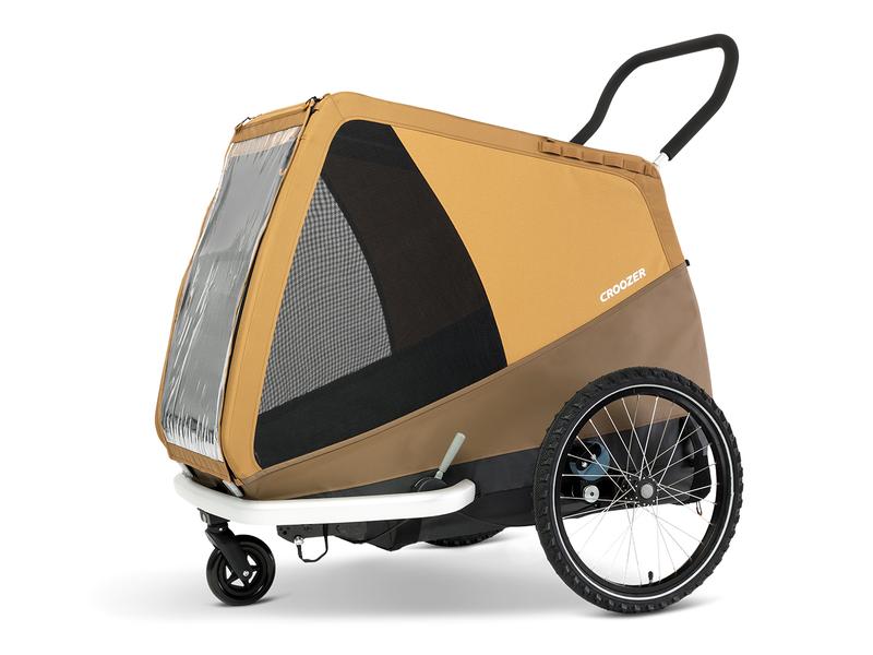 Croozer Veloanhänger Dog Tammo XXL, Sundown Yellow Fahrradanhänger für den Transport