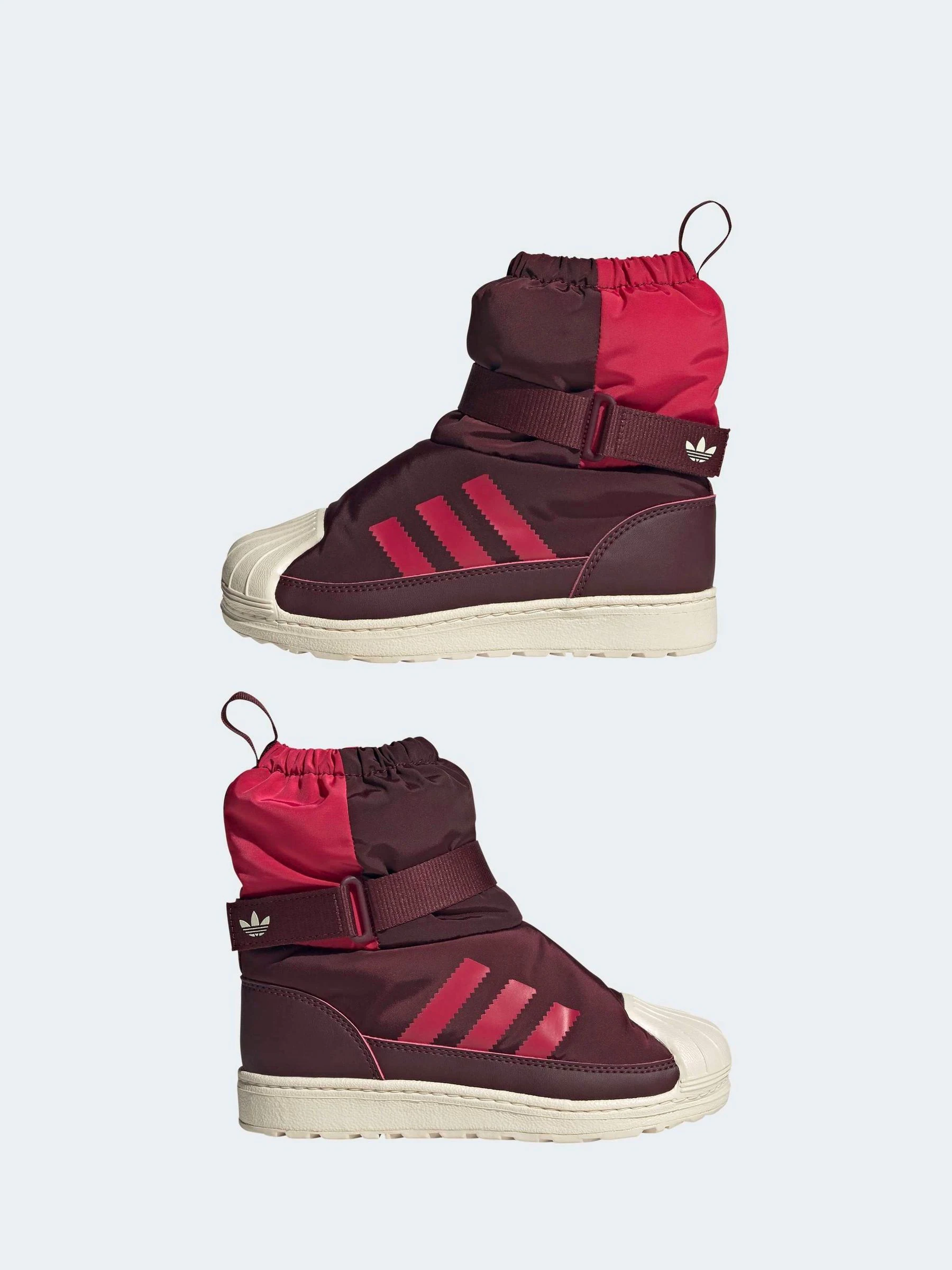 Rood - Adidas Original Superstar 360 Winterized kinderlaars