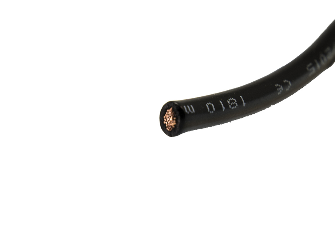 BBA PVC enkel aderige kabel (3 meter) - 4,0 mm²
