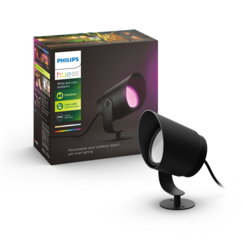 Philips Hue XL-tuinspot Lily zwart - wit en gekleurd licht 15W - LowVolt