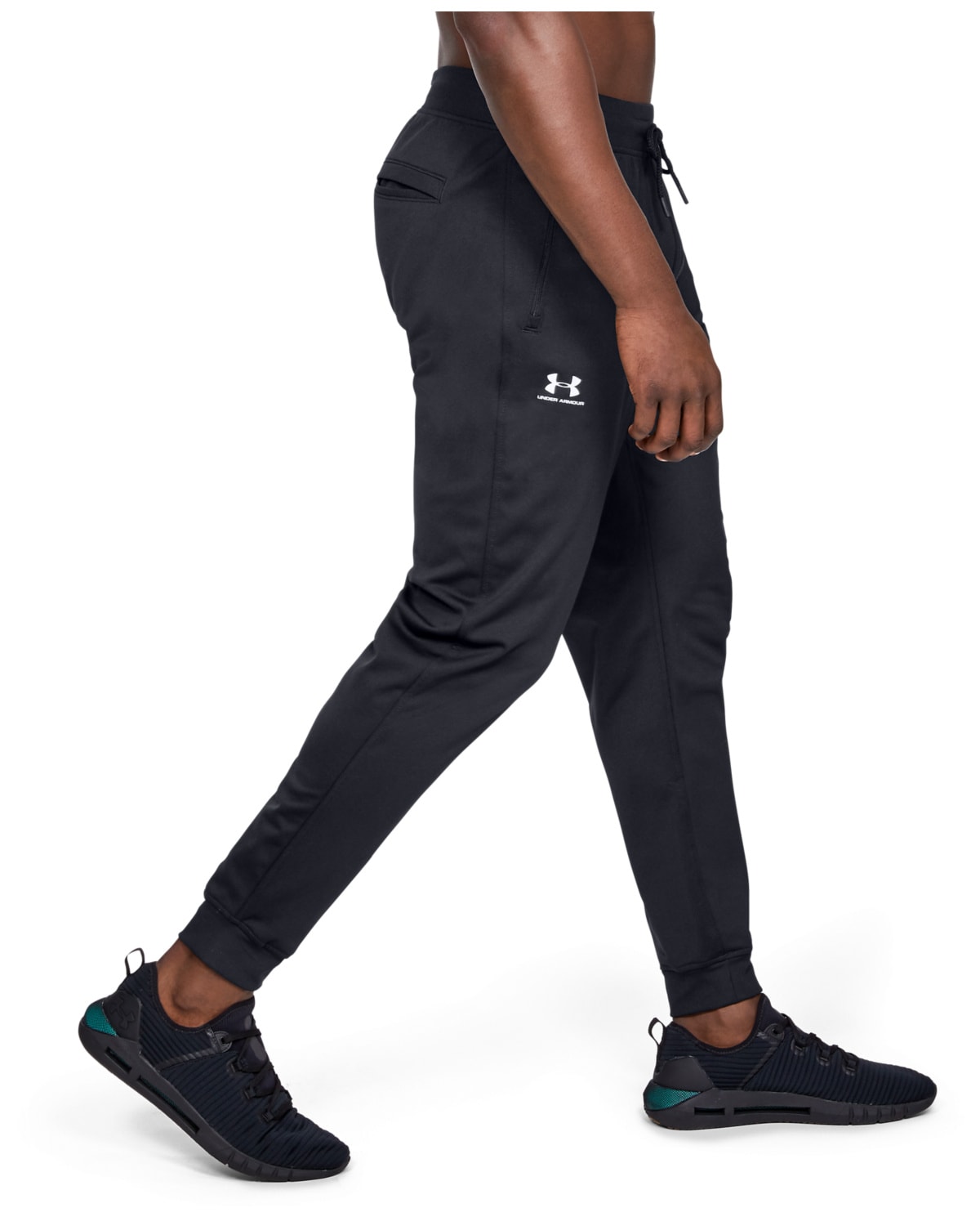 UA Sportstyle Joggers Black\White
