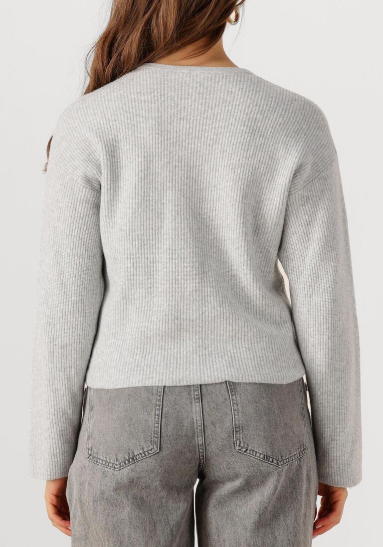 lichtgrijze penn & ink vest cardigan w25b345