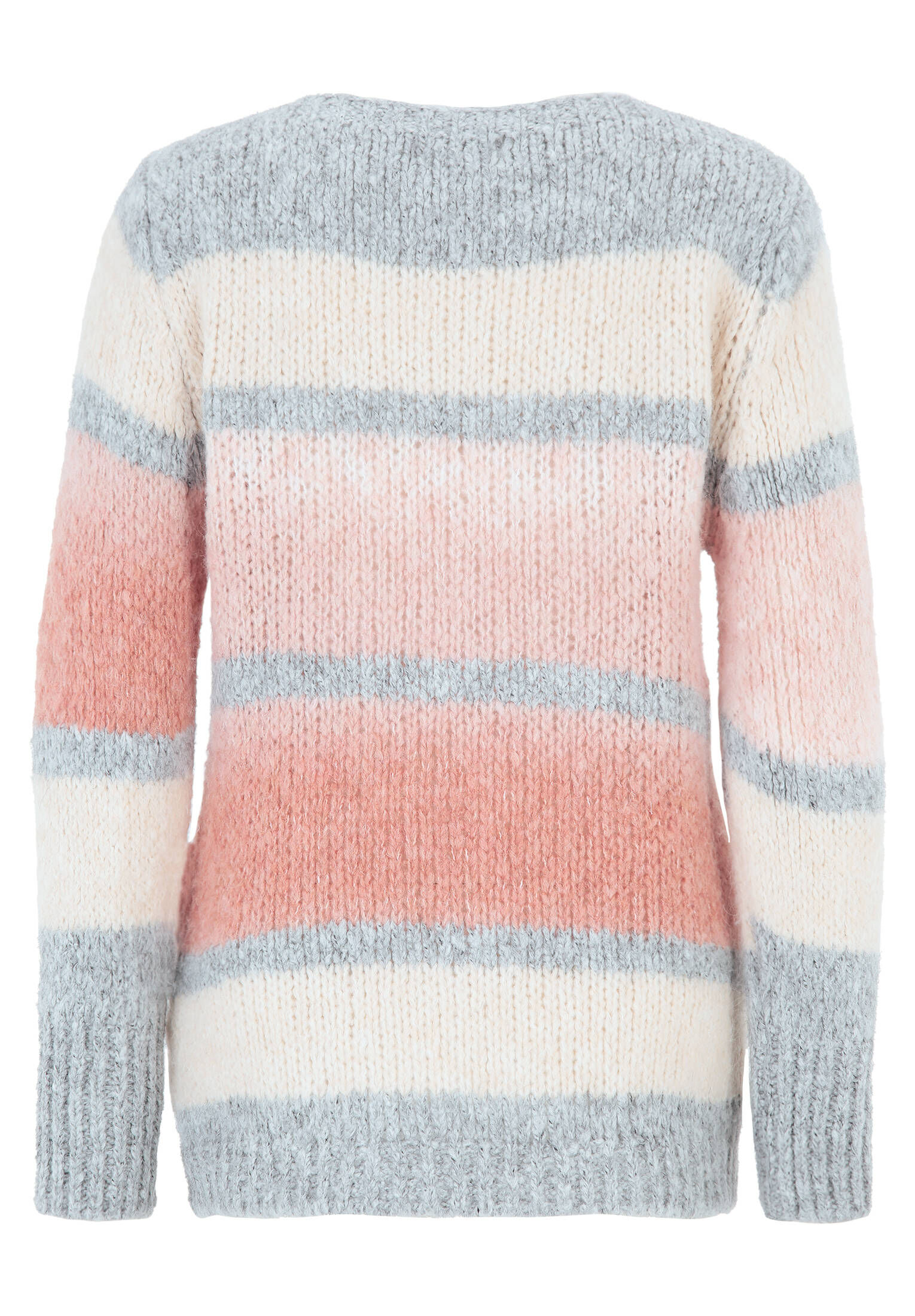 Cartoon| Damen Strickpullover mit Blockstreifen
