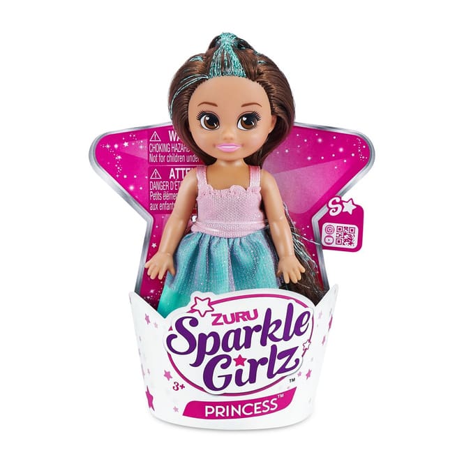 Sparkle Girlz - Cupcake Puppe Prinzessin - Brünett