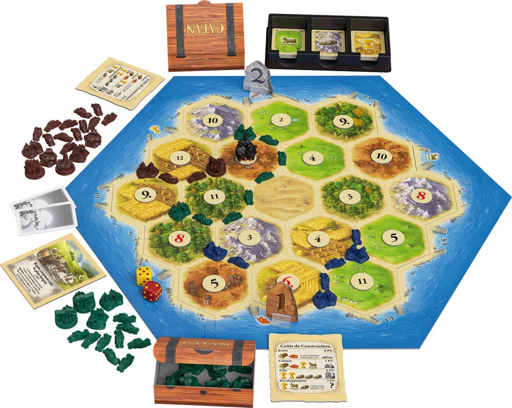CATAN : JEU DE BASE 5 -6 JOUEURS