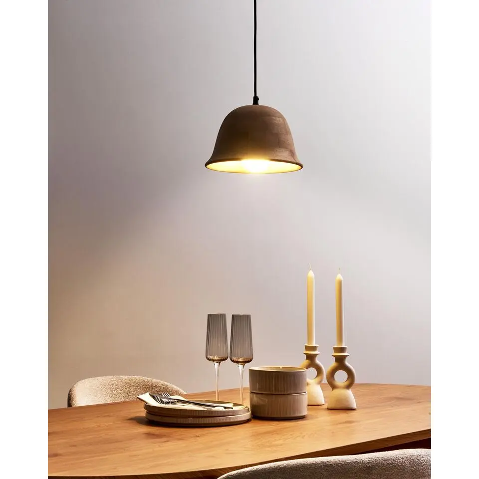 GOIKA - Hanglamp - Lichtbruin - Mangohout