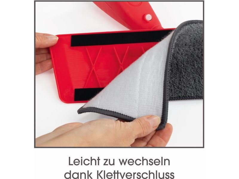 CLEANmaxx Ersatz-Wischtuch 2er Set, 36 cm x 12 cm Ersatz-Reinigungstuch für Sprühwischer Spray-Mopp