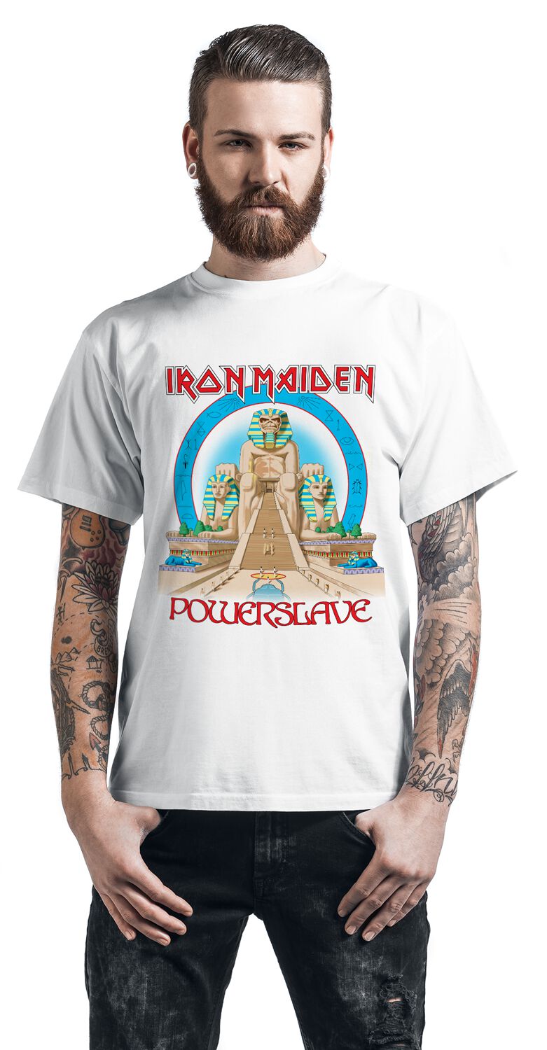 Powerslave World Slavery Tour 1984-1985 | Iron Maiden T-Shirt Manches courtes