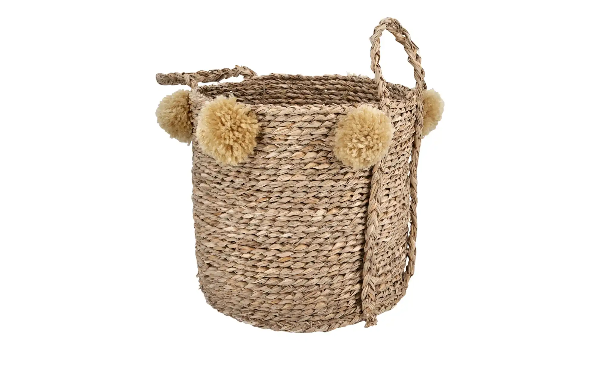 Aufbewahrungskorb mit Pompoms