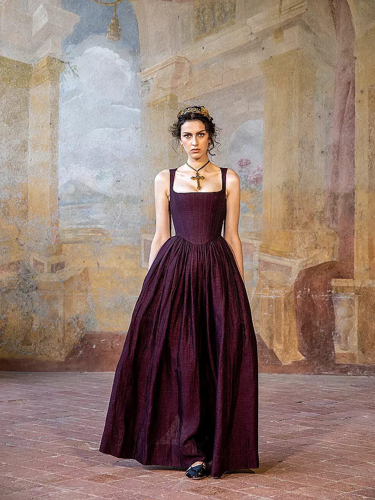 LENA HOSCHEK Maxikleid THEODORA dunkelrot
