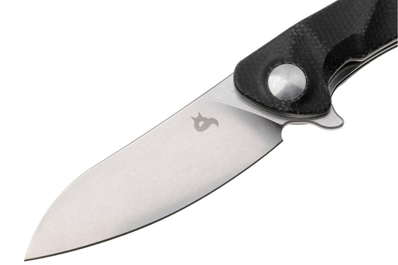 Black Fox Dripper BF-771-MB Stonewashed VG10, Black Micarta, zakmes