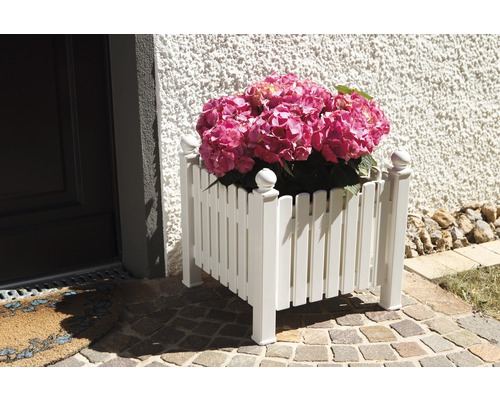 Blome landelijke plantenpot, kunststof, 48x48x48 cm, wit
