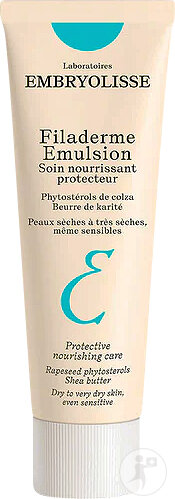 Embryolisse Filaderme Émulsion Soin Nutritif Réparateur Peaux Sèches Tube 75ml