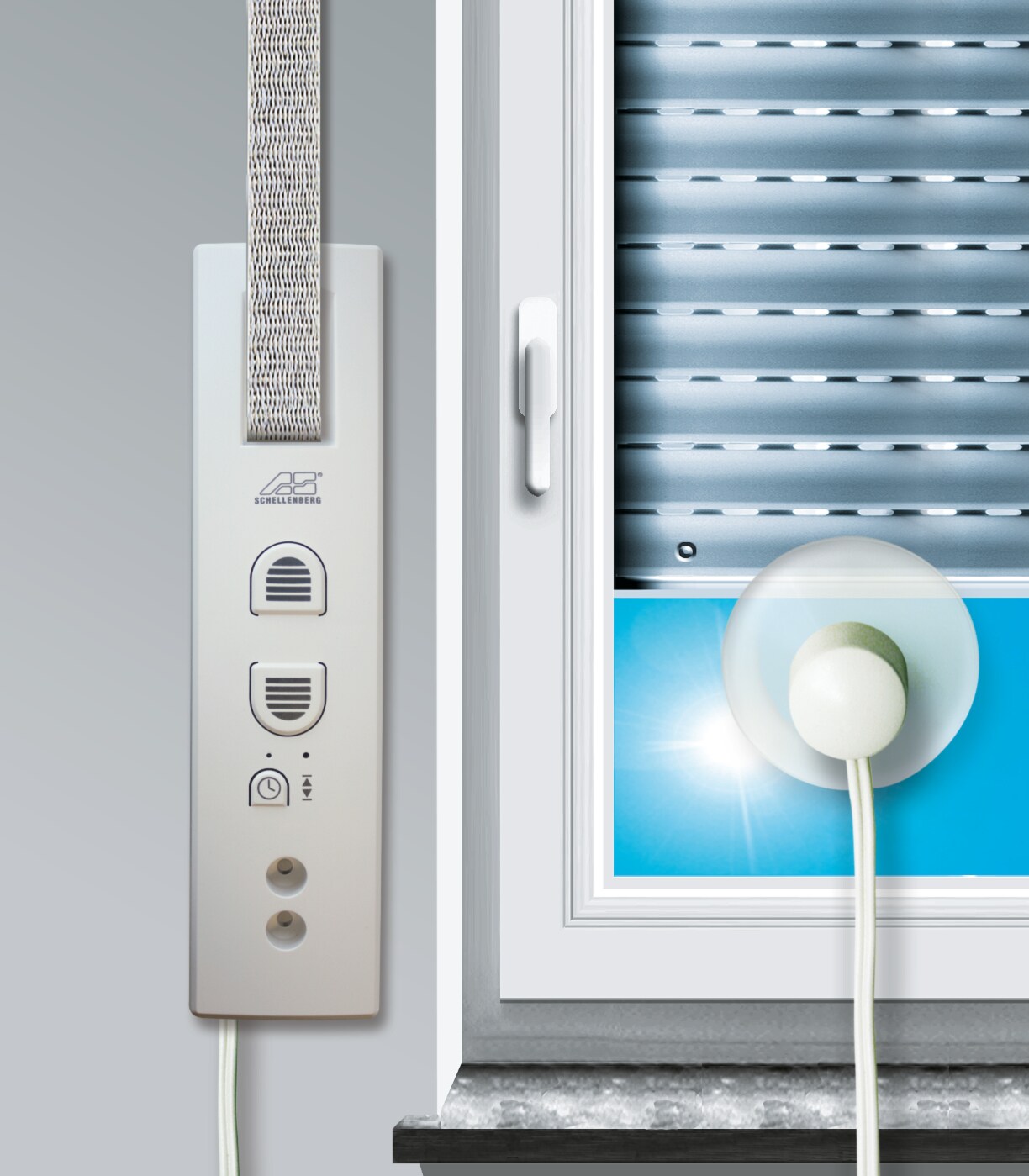 Schellenberg Sonnensensor für RolloDrive 35 und 45