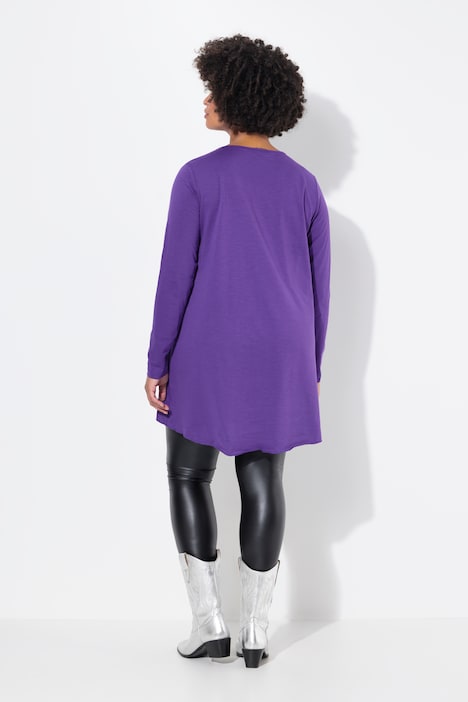Longshirt, bequeme Passform, Rundhals, Langarm