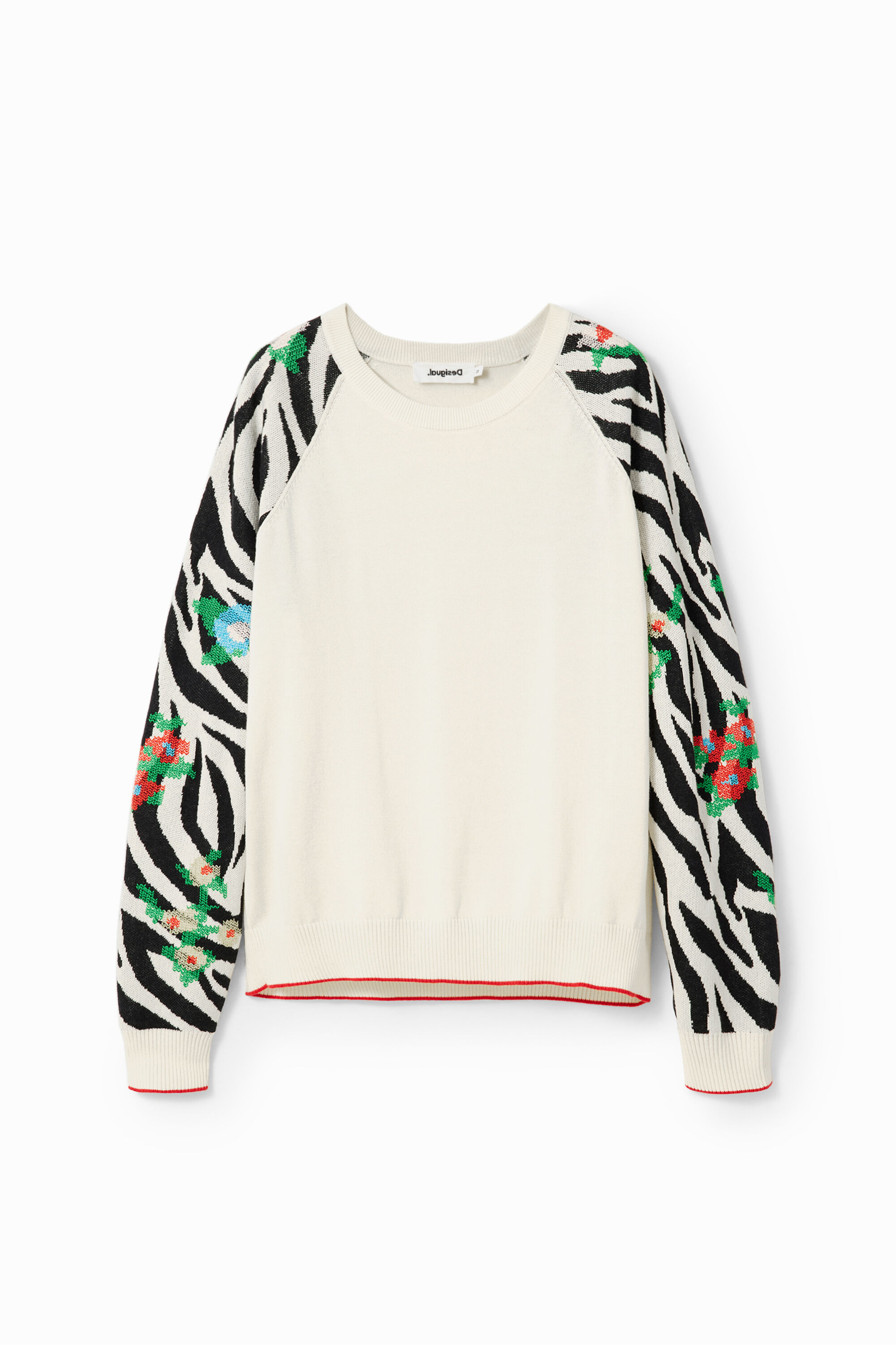 Camisa de zebra bordada