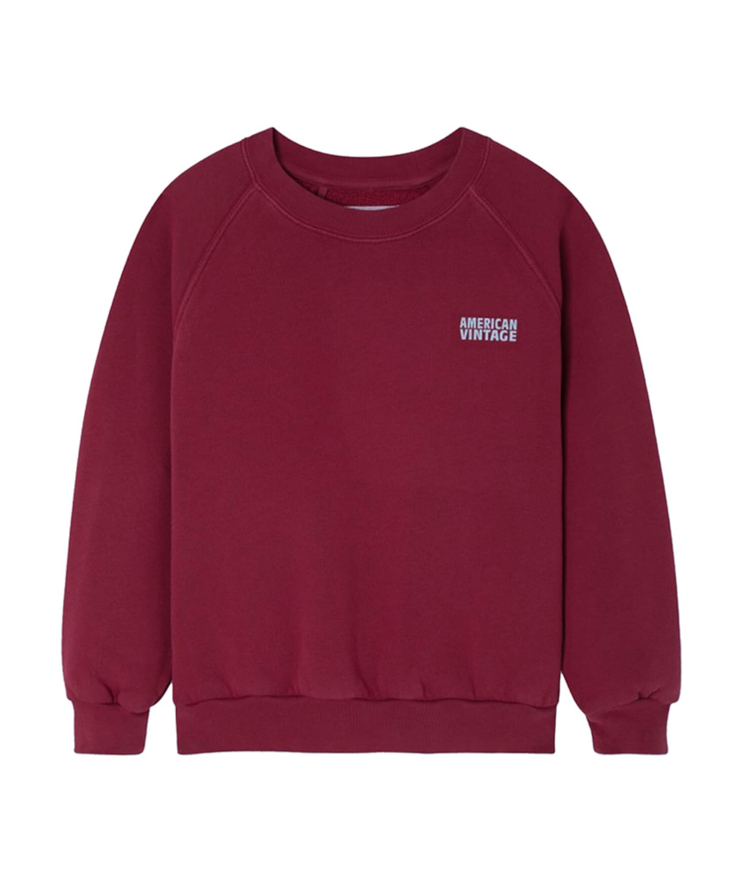 American Vintage Uniseks sweater  rood