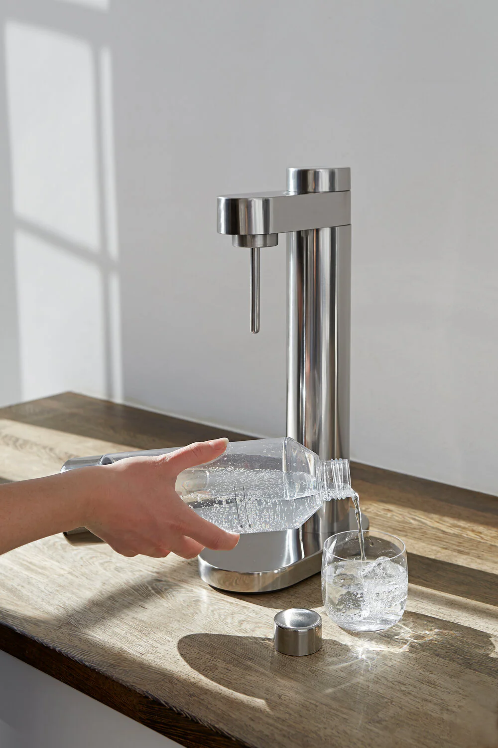 Stelton  Brus sodavandsmaskine - stål