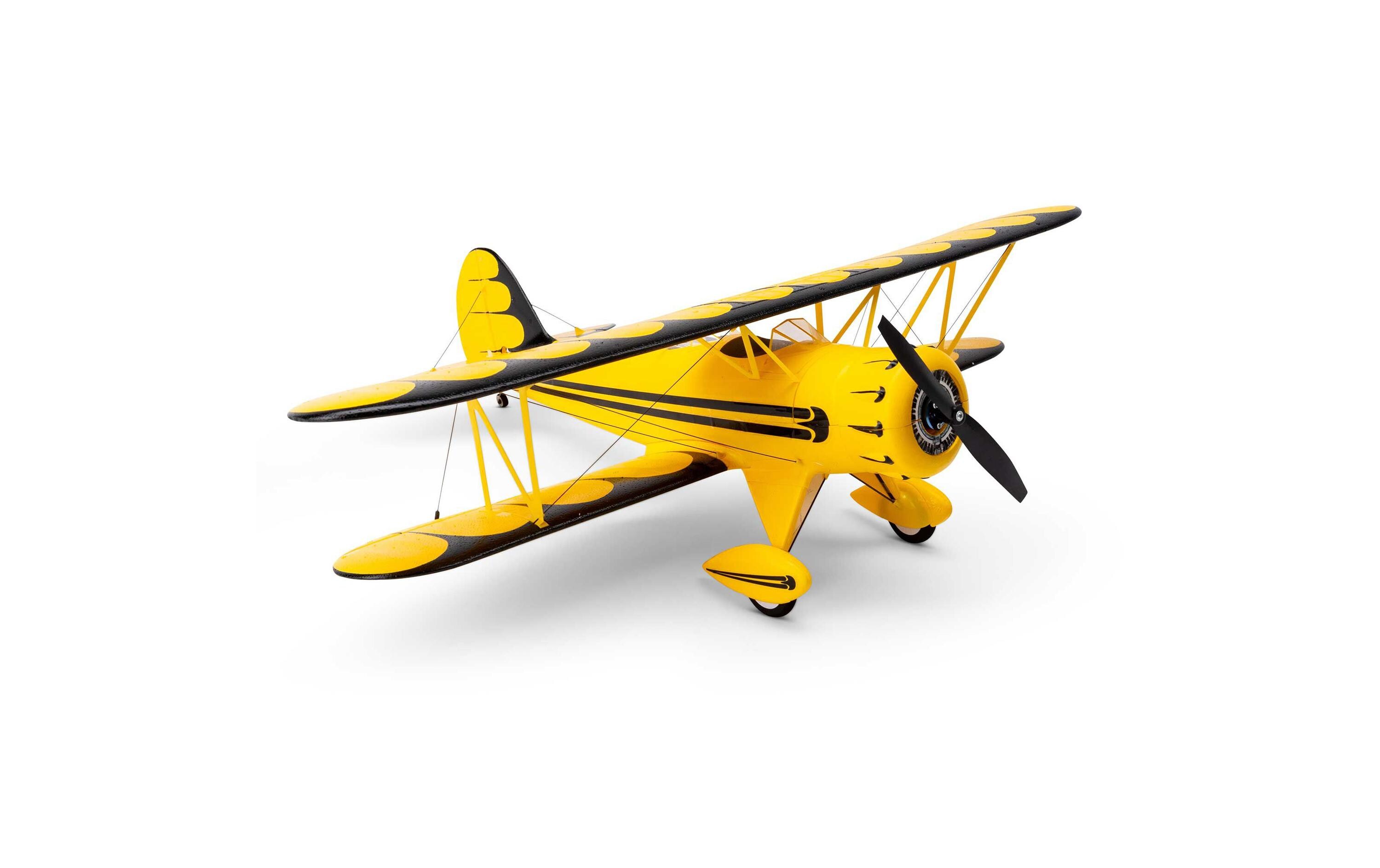 Doppeldecker UMX WACO 550 mm Gelb, BNF Basic<br>UMX Scale Doppeldecker mit Brushless Antrieb und Spektrum Technik
