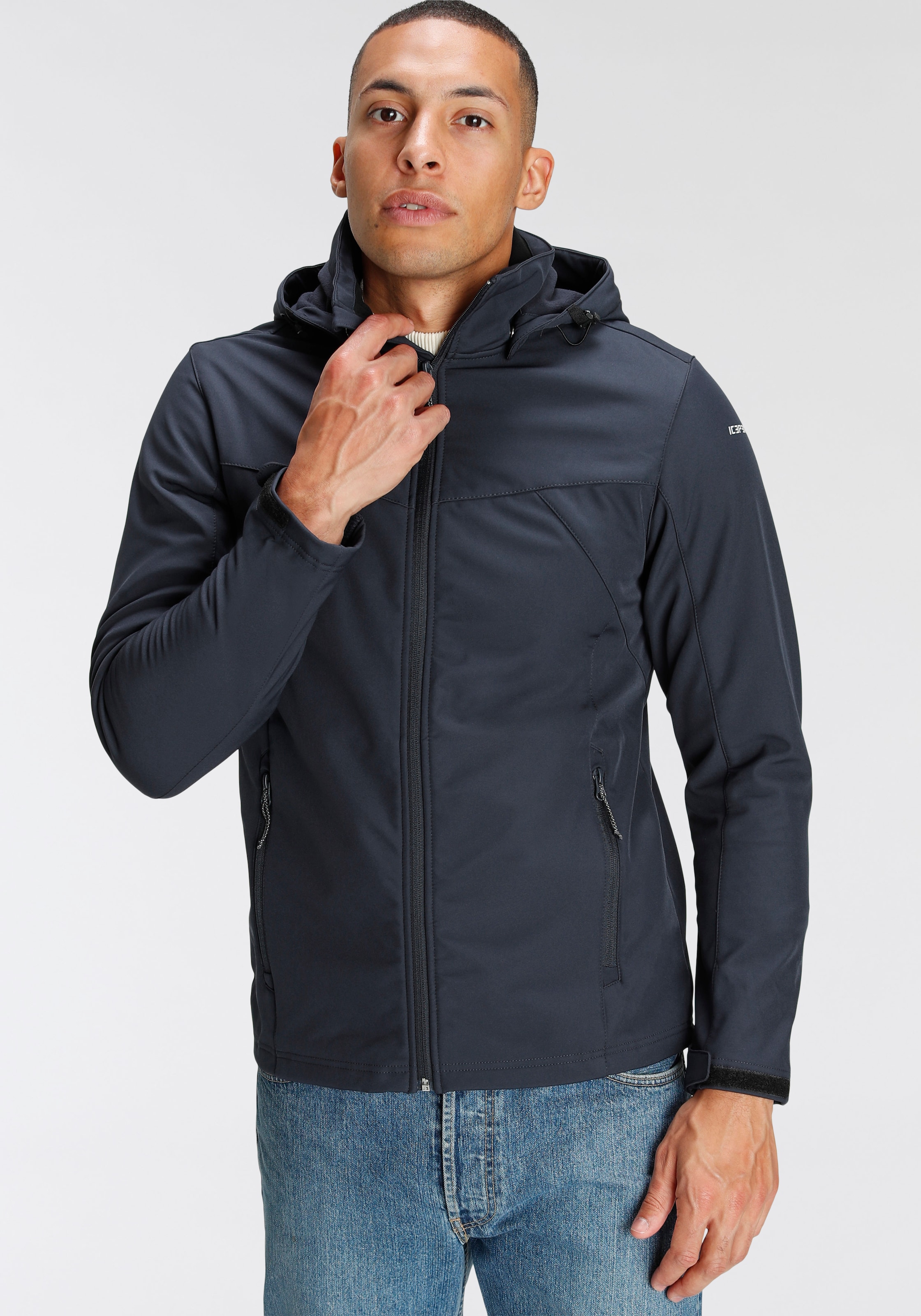 Icepeak Softshelljacke »BRIMFIELD« 1 Stk. tlg. mit Kapuze
