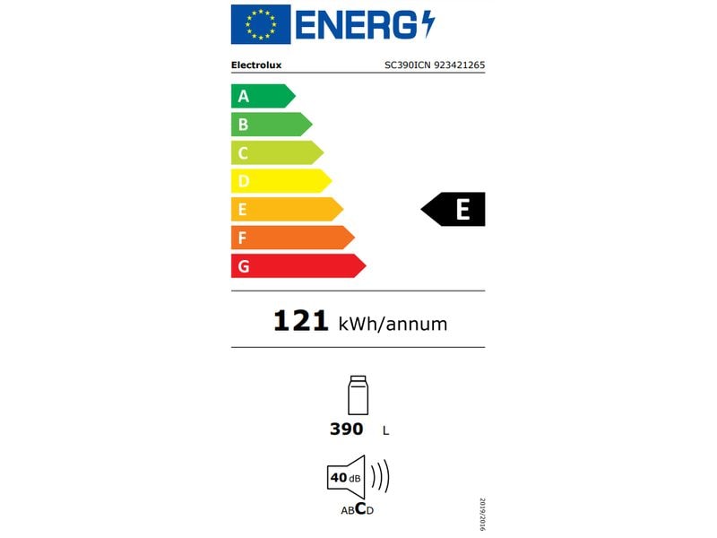 Electrolux Kühlschrank SC390ICN Edelstahl, Rechts, Wechselb Freistehender Kühlschrank