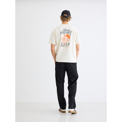 Woodbird Baine Eat T-shirt, Off White, XL