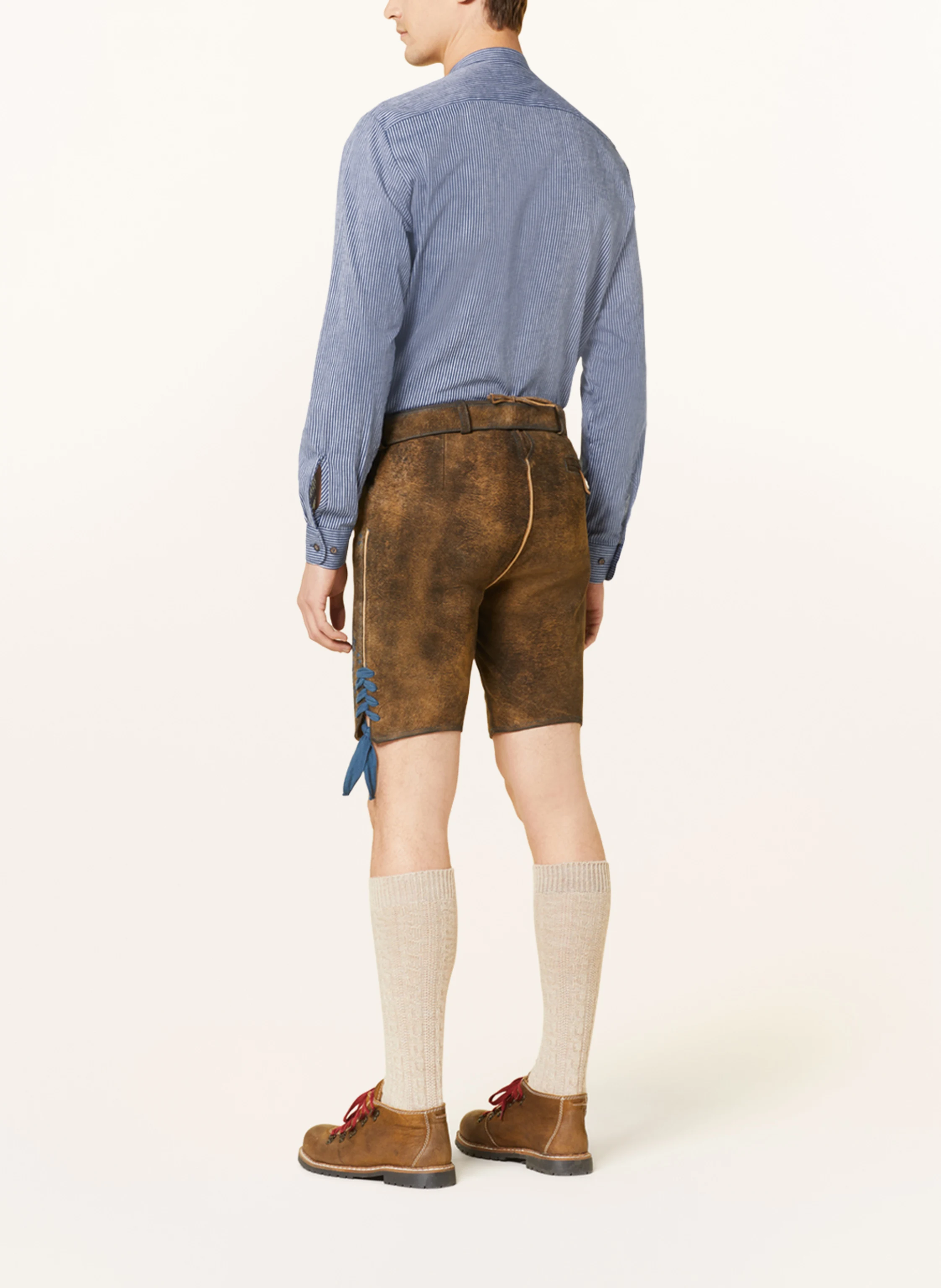 Hammerschmid Trachtenhemd PFOAD Slim Fit mit Leinen