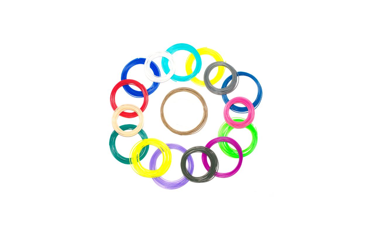 3D Pen Filament Cold Color 5 StückTolles 1.75 mm PCL-Filament-Nachfüllpack für myFirst 3dPen Make