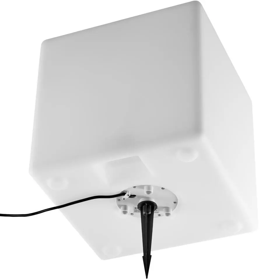 tectake Lichtkubus Luminous Cube, LED, met afstandsbediening, Wit