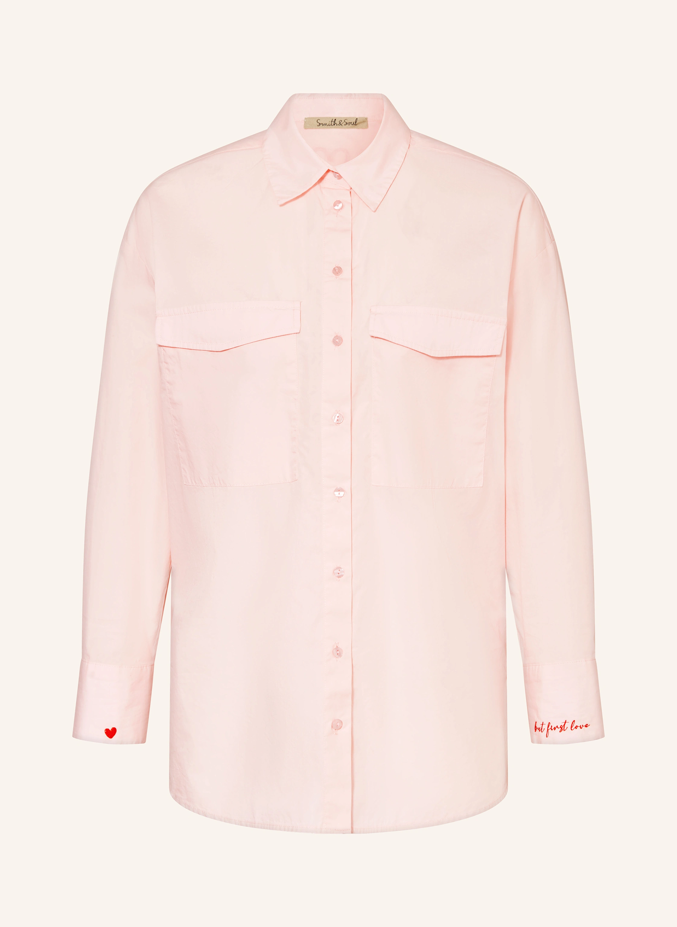 Smith & Soul Oversized-Hemdbluse