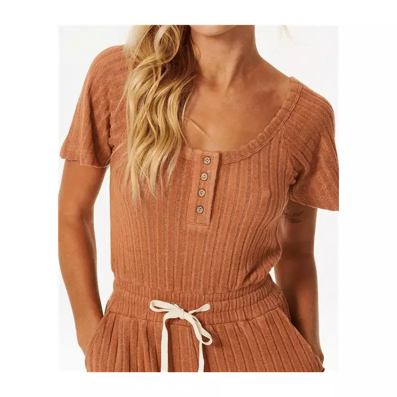 Combinaison RIPCURL Cosy Jumpsuit Ii Light Brown S