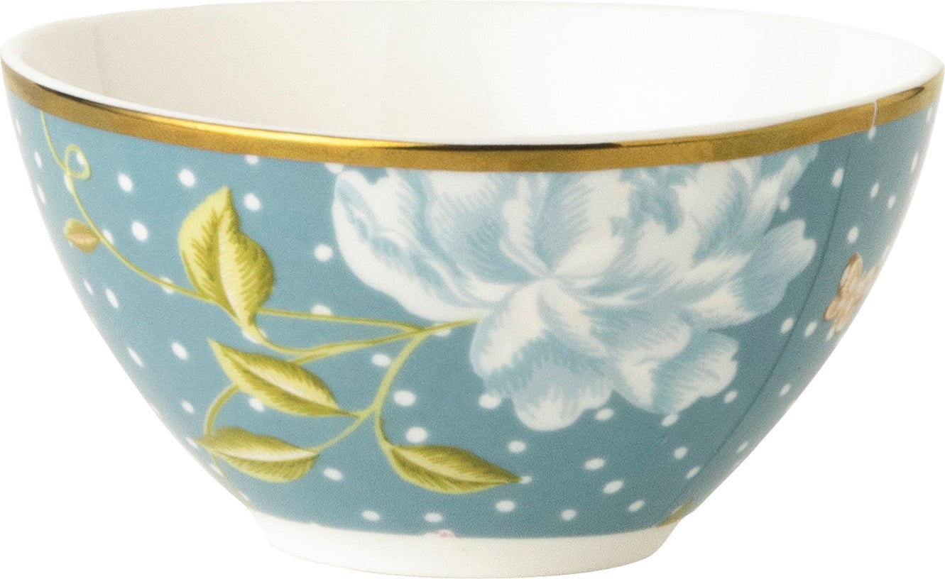 Laura Ashley schaal Seaspray Uni blauw D 9,1 H 4,7 cm