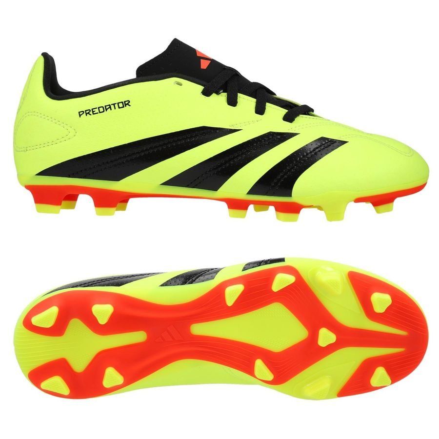 adidas Predator Club FxG Energy Citrus - Jaune/Noir/Rouge Enfant