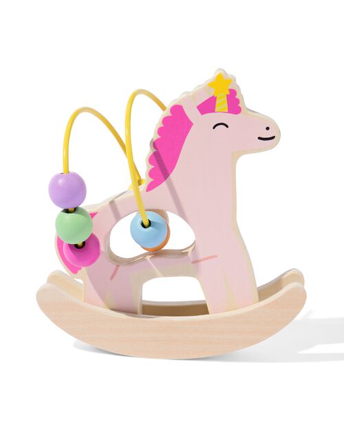 licorne à bascule en bois