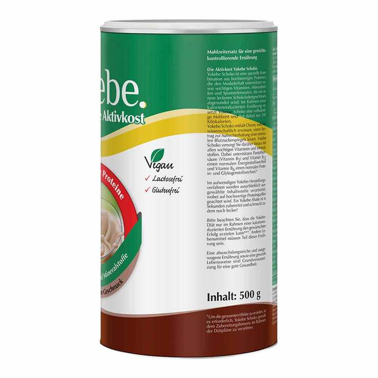 Yokebe Schoko NF2024 Pulver DE, 500 g