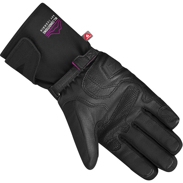 Ixon - Gants femme Pro Rescue 3 Lady Noir / Fuchsia